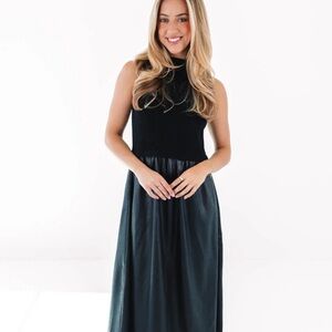 THML Black Sleeveless Maxi Dress